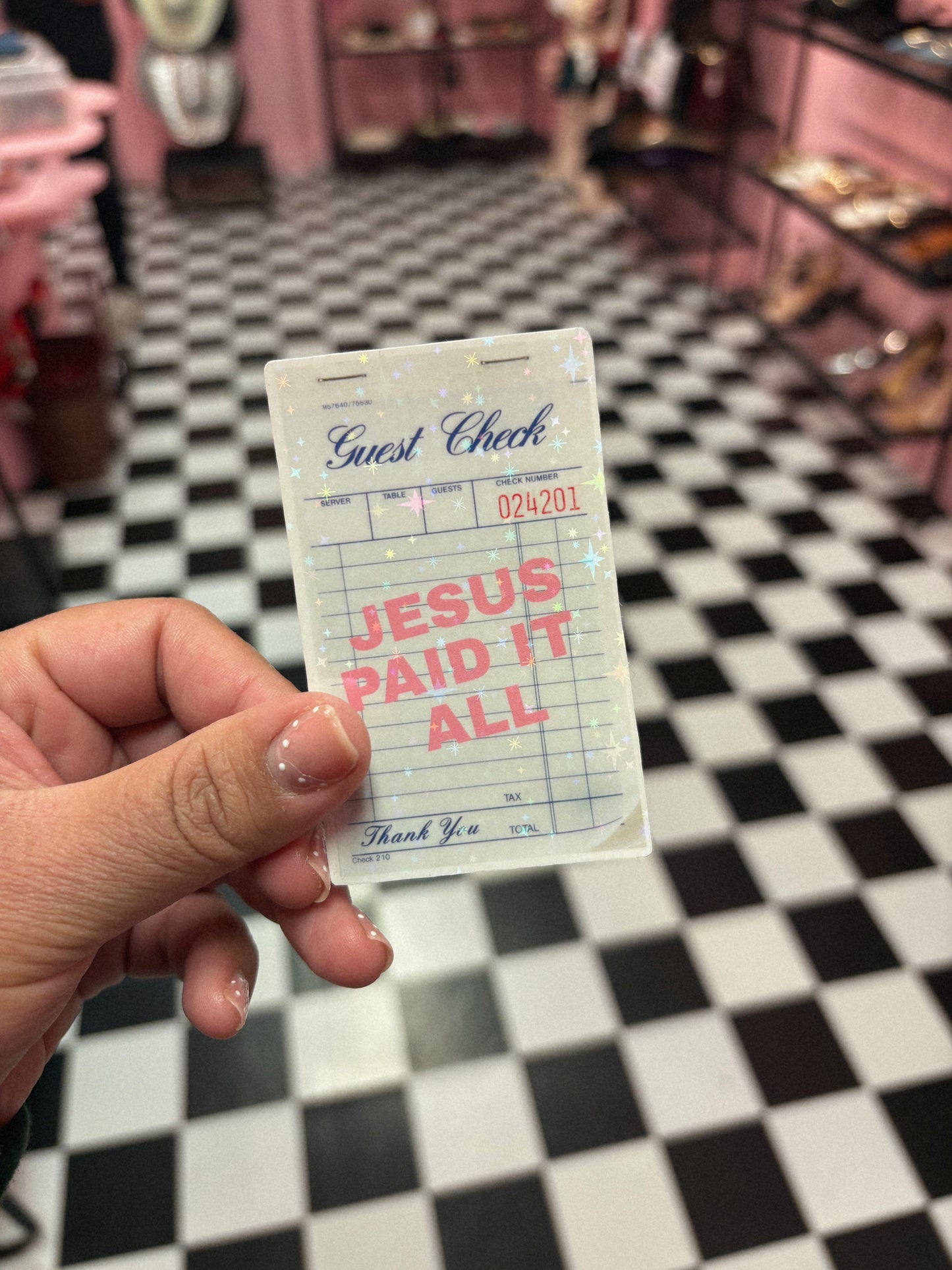 Jesus Paid It All Sticker