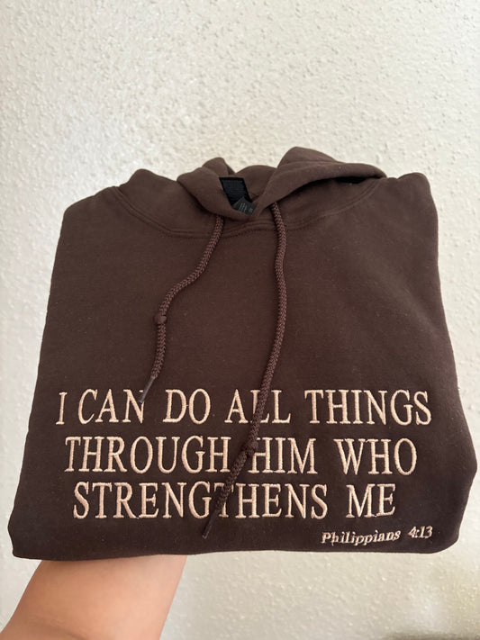 Philippians 4:13 Hoodie