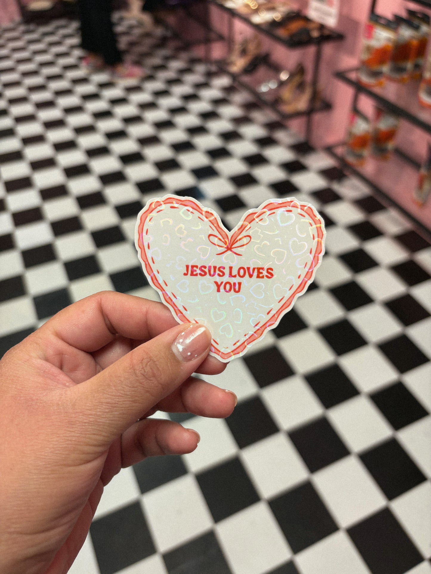 Jesus Loves You Sticker